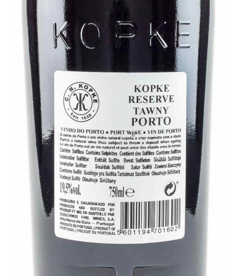 PORTO KOPKE RESERVE TAWNY 75CL