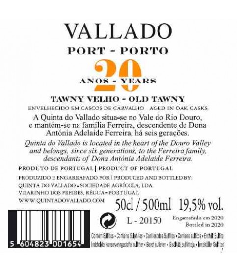PORTO QUINTA DO VALLADO 20 ANOS