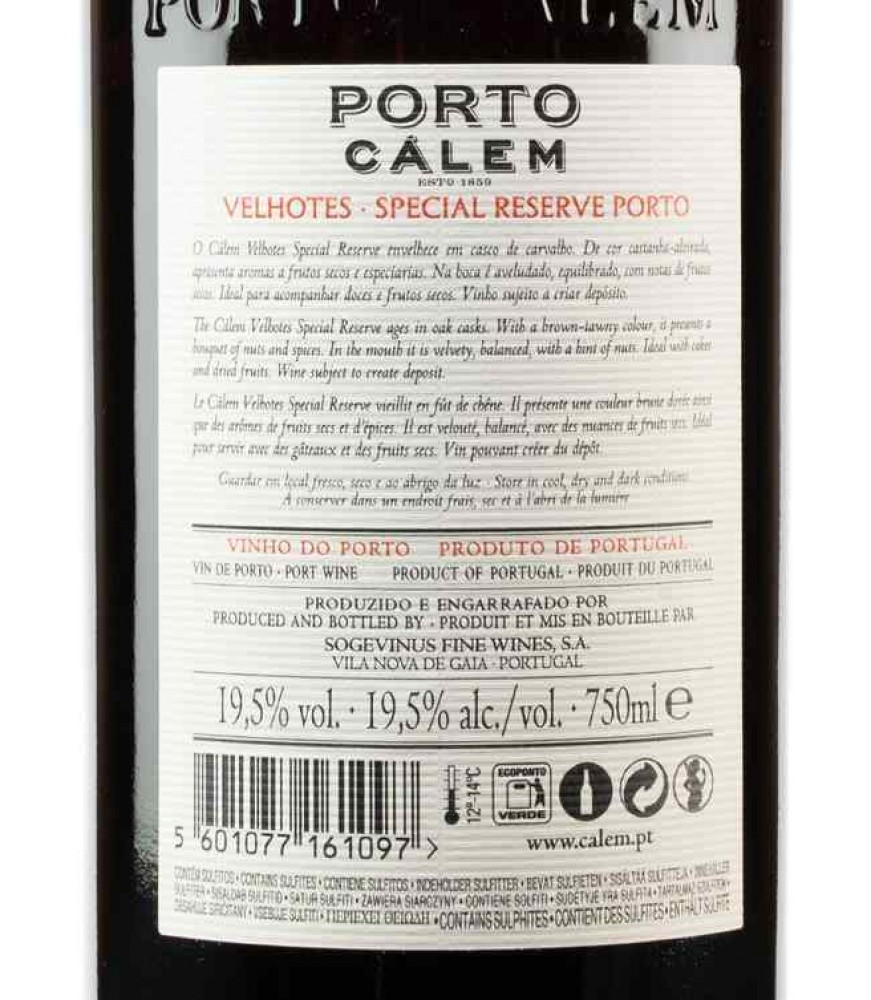 PORTO VELHOTES RESERVA 75CL | Portweine