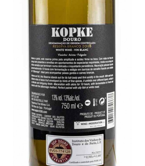 VINHO KOPKE SAO LUIZ RESERVA BRANCO 75CL