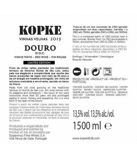 VINHO KOPKE VINHAS VELHAS 1,5L