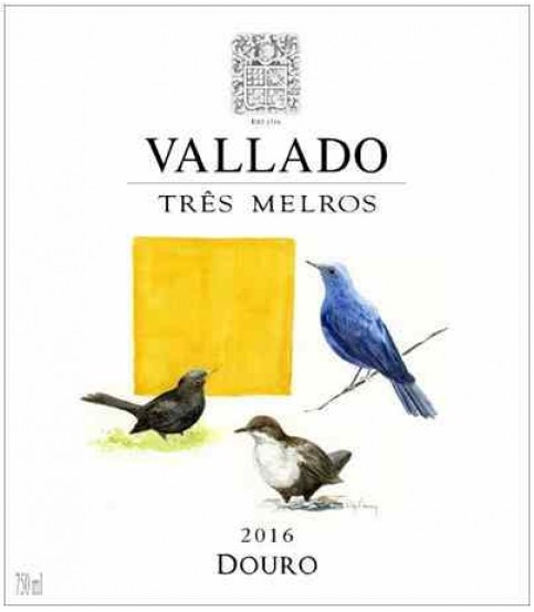 VINHO VALLADO TRÊS MELROS TINTO 75CL